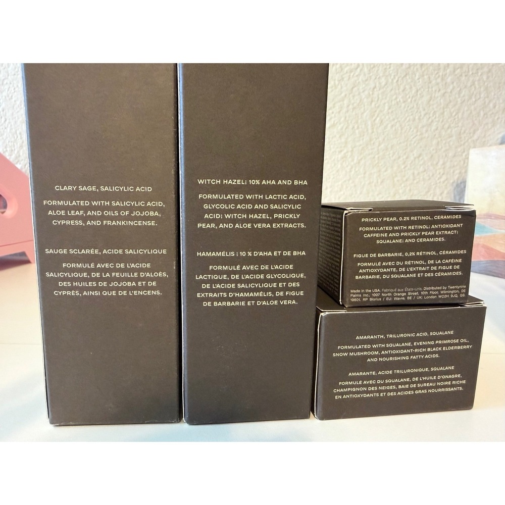 Twentynine Palms Skincare Set Cleanser Exfoliator Moisturizer Eye Cream NIB - Picture 6 of 8